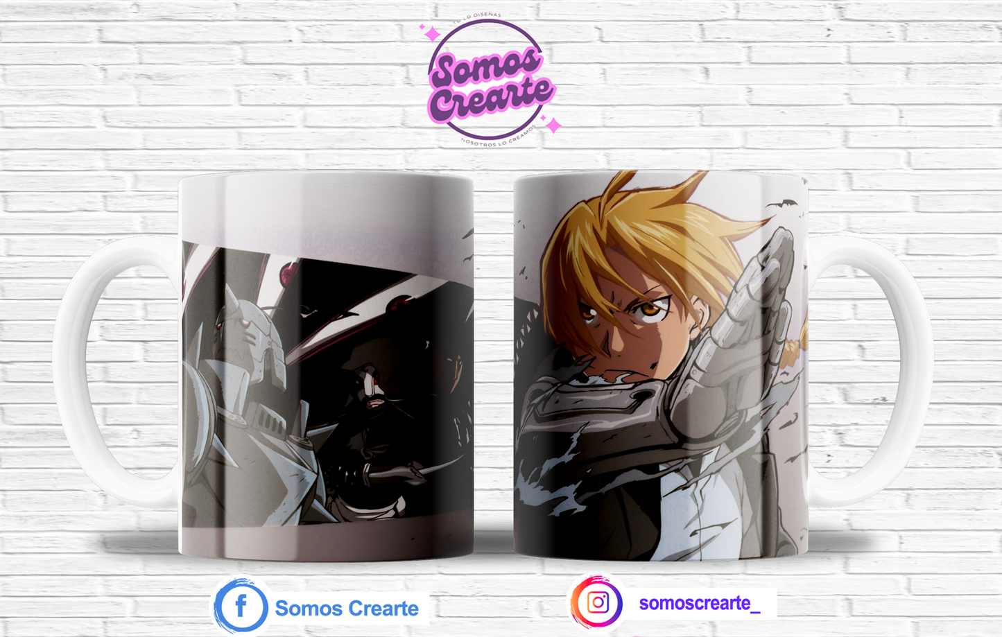 Taza Fullmetal Alchemist con caja temática , Código 191