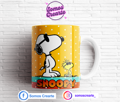 Taza Snoopy + Caja Temática · Diseño 068