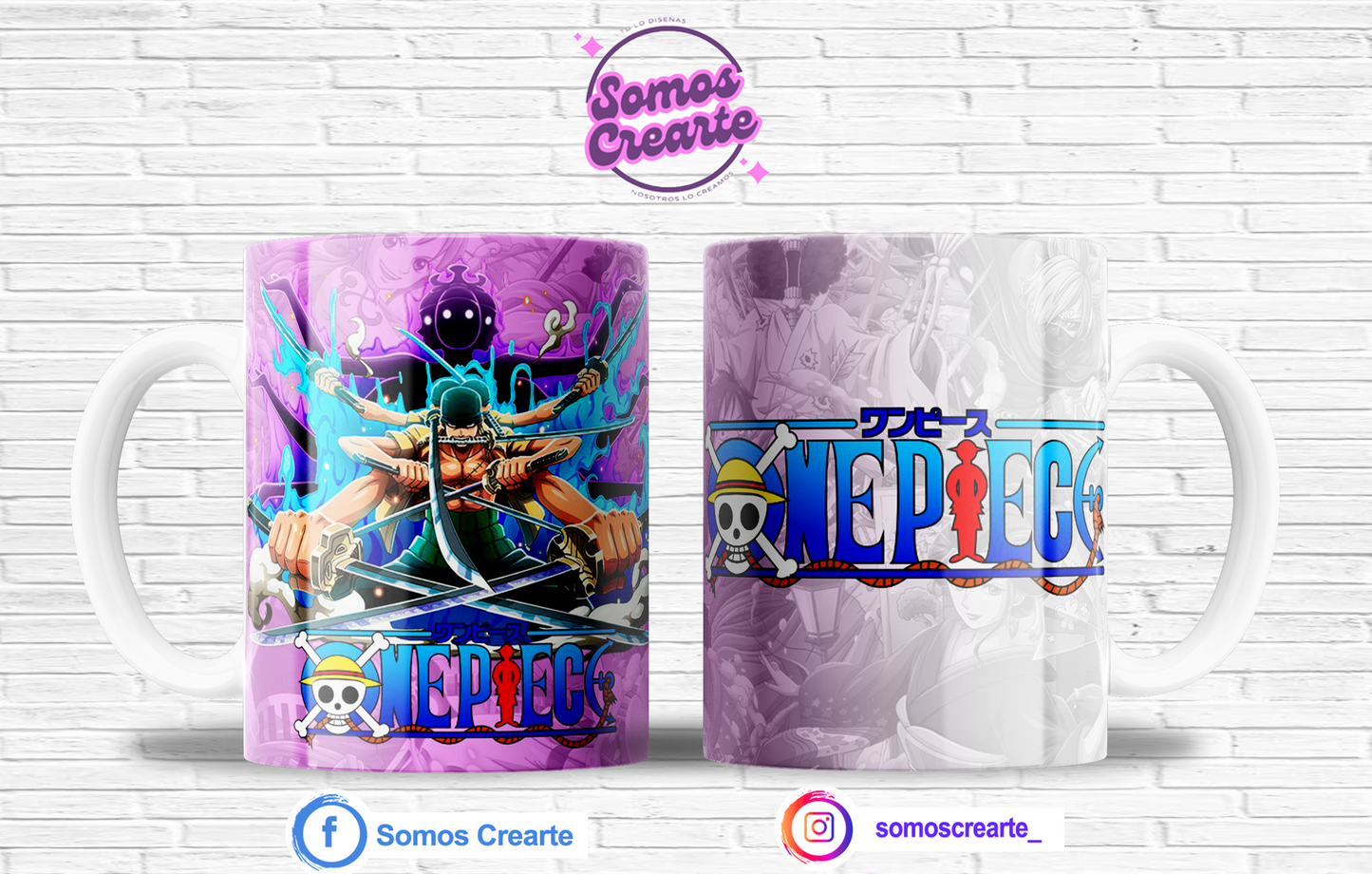 Taza One Piece con caja temática , Código 222