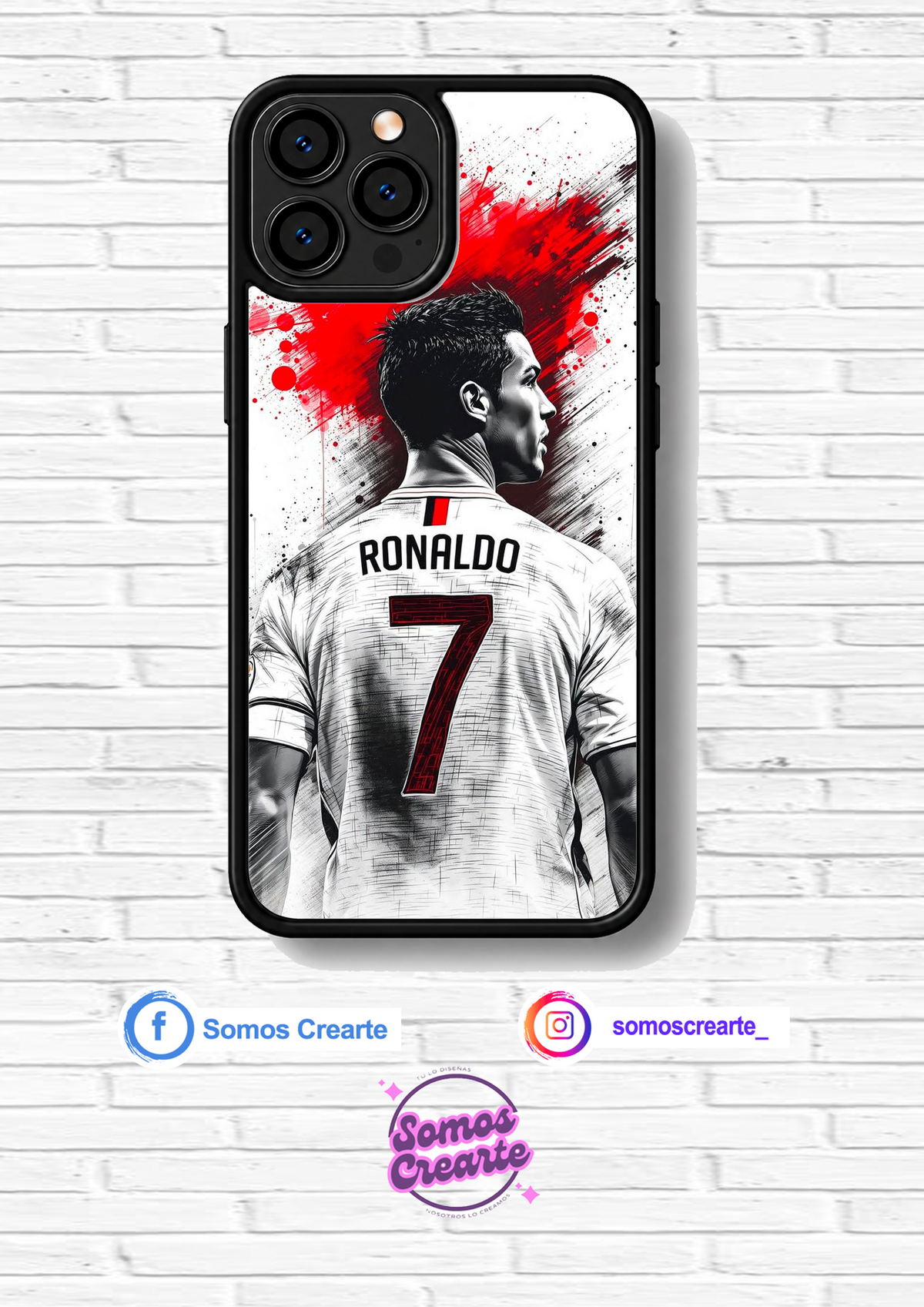 Carcasa Fútbol CR7 · Diseño 601