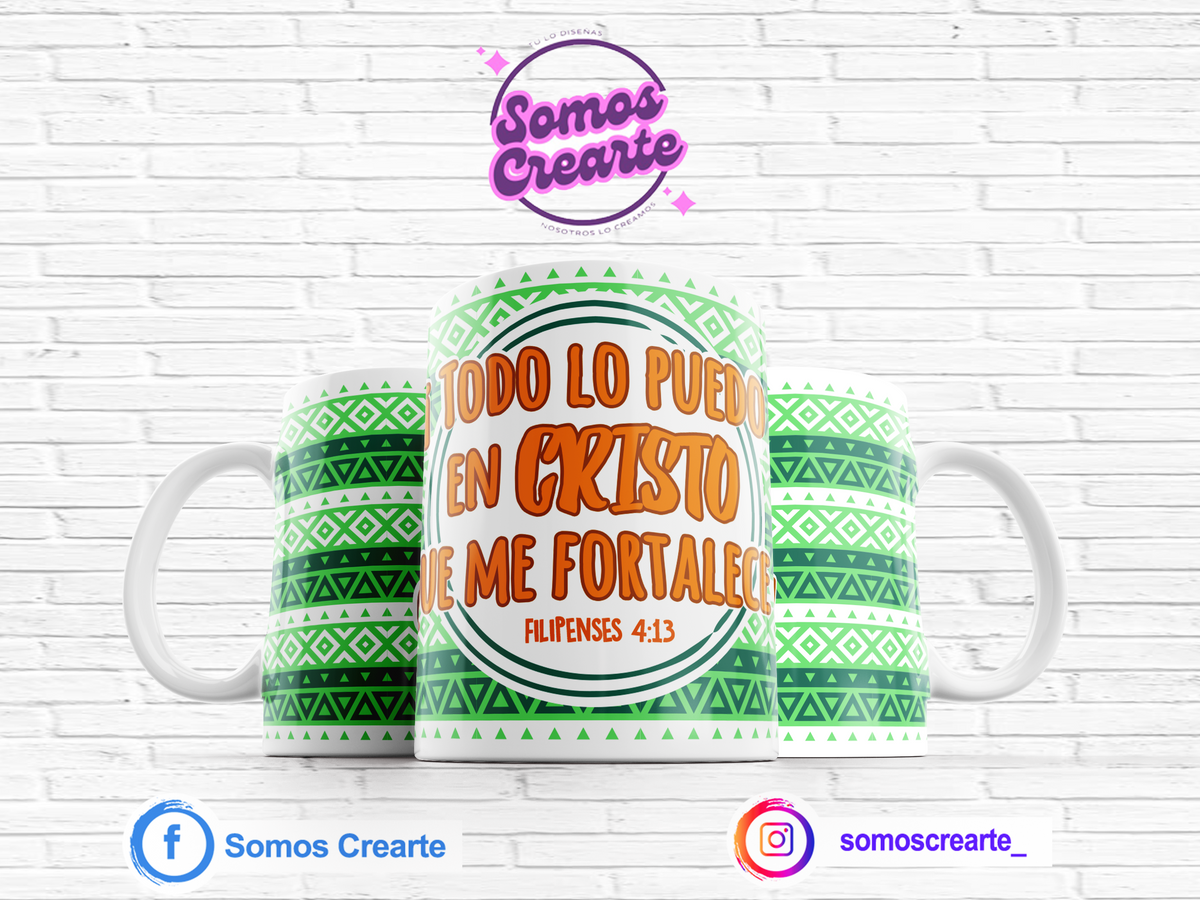 Taza con mensaje cristiano + Caja Temática · Diseño 517