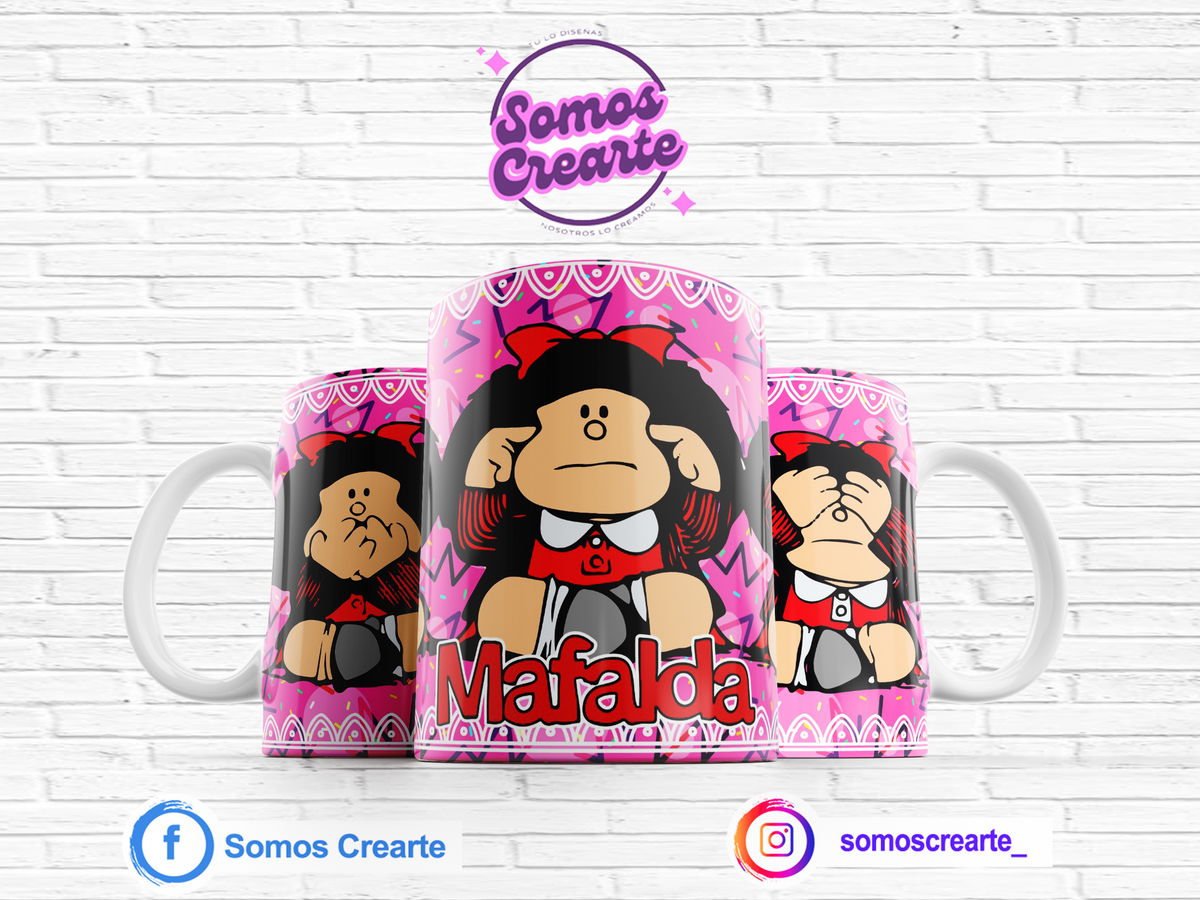 Taza Mafalda + Caja Temática · Diseño 348