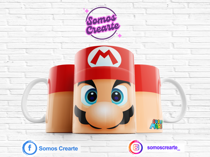 Taza Super Mario Bros + Caja Temática · Diseño 159