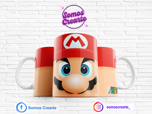 Taza Super Mario Bros + Caja Temática · Diseño 159