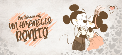 Taza Disney Amor + Caja Temática · Diseño 507
