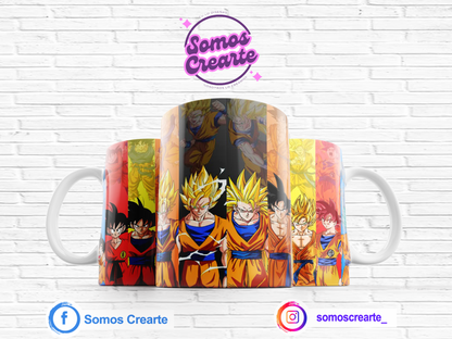 Taza Dragon Ball + Caja Temática · Diseño 020