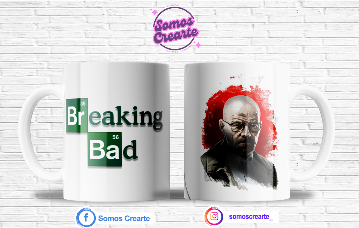 Taza Breaking Bad + Caja Temática · Diseño 477