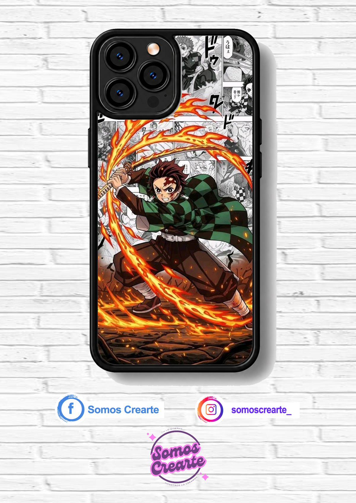 Carcasa Demon Slayer · Diseño 589