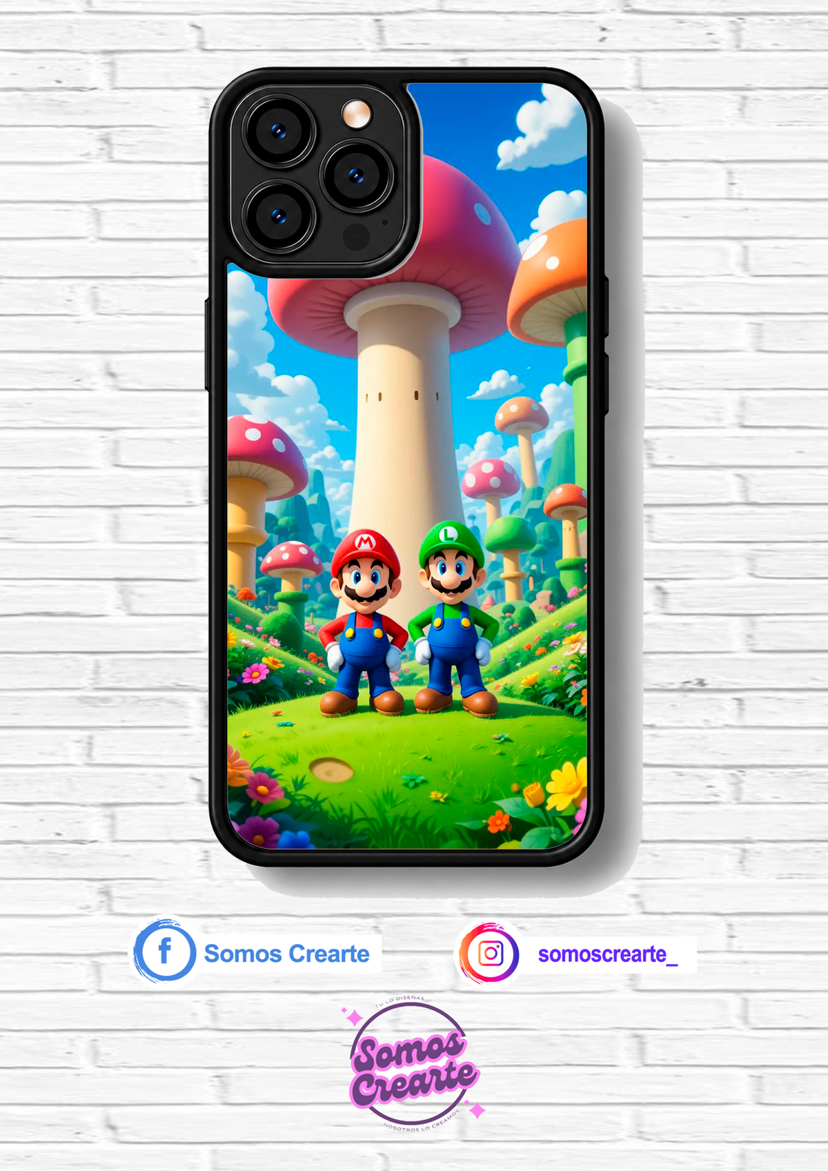 Carcasa Super Mario · Diseño 744