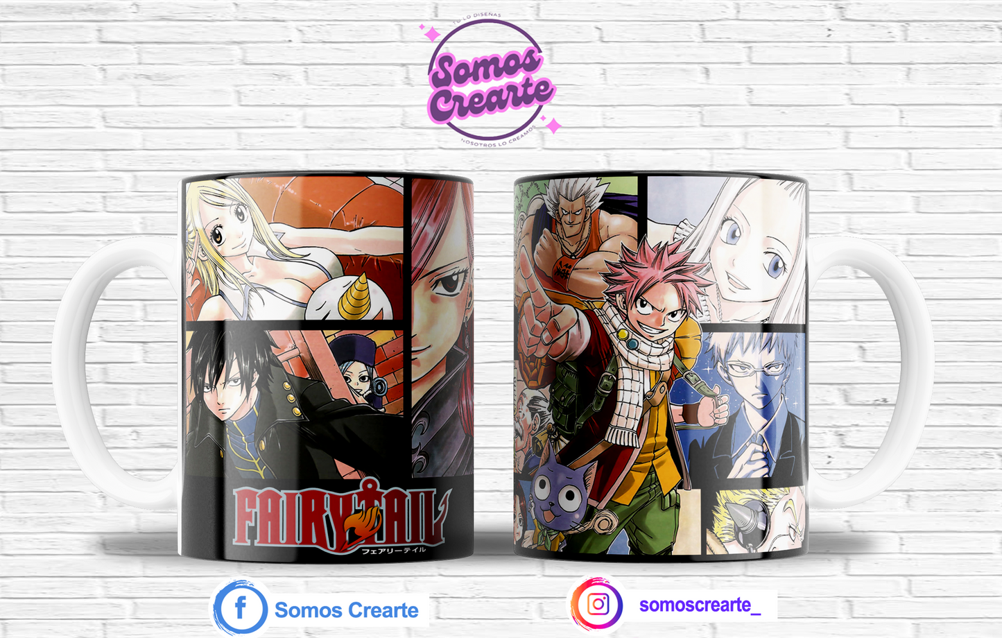 Taza Fairy Tail con caja temática , Código 194