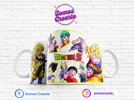 Taza Dragon Ball con caja temática, Código 023