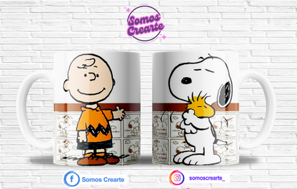 Taza Snoopy + Caja Temática · Diseño 086