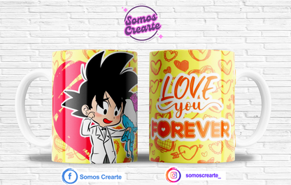 Taza Dragon Ball + Caja Temática · Diseño 025