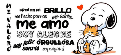 Taza Snoopy + Caja Temática · Diseño 090