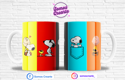 Taza Snoopy + Caja Temática · Diseño 091