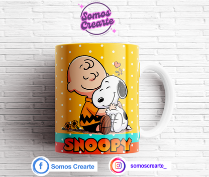 Taza Snoopy + Caja Temática · Diseño 069