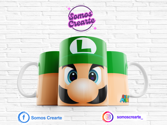 Taza Super Mario Bros + Caja Temática · Diseño 160