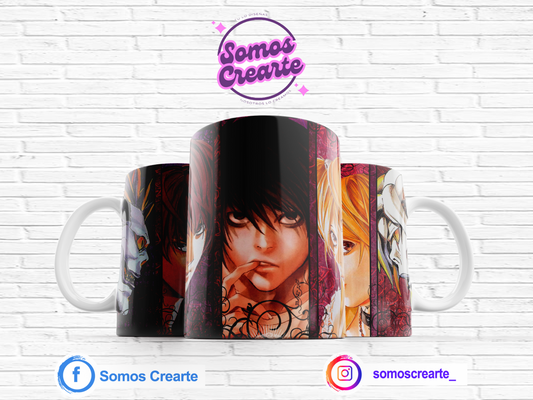 Taza Death Note + Caja Temática · Diseño 174