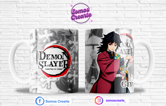 Taza Demon Slayer + Caja Temática · Diseño 440