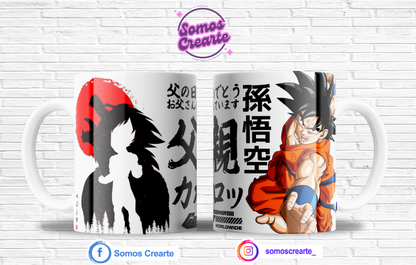Taza Dragon Ball + Caja Temática · Diseño 031