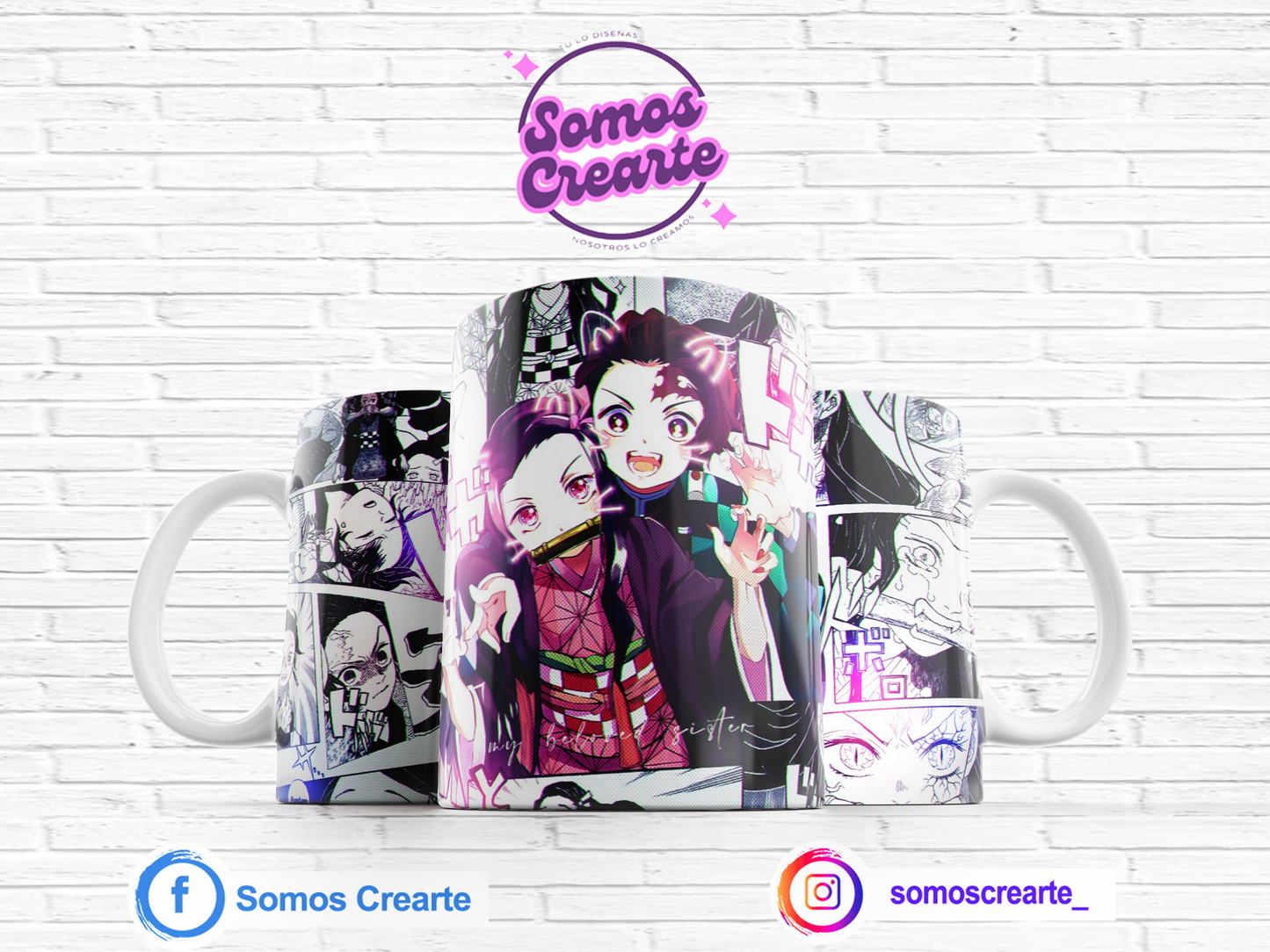 Taza Kimetsu No Yaiba con caja temática , Código 196