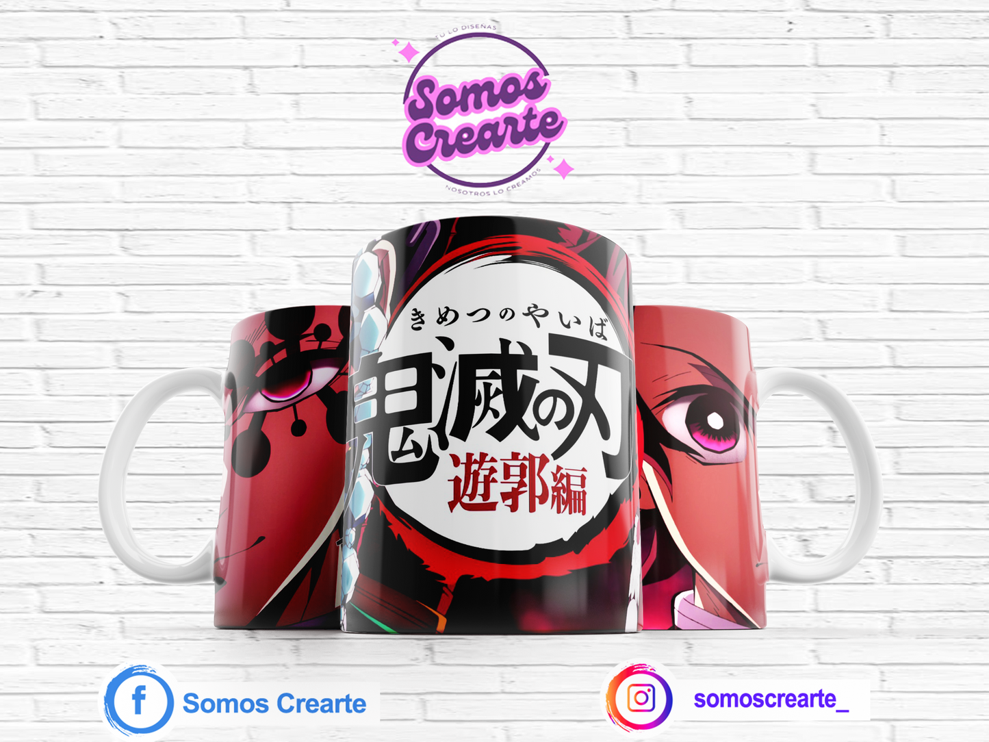 Taza Demon Slayer con caja temática , Código 197