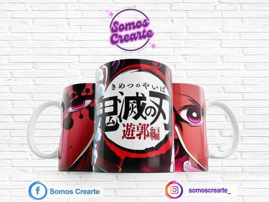 Taza Demon Slayer + Caja Temática · Diseño 197