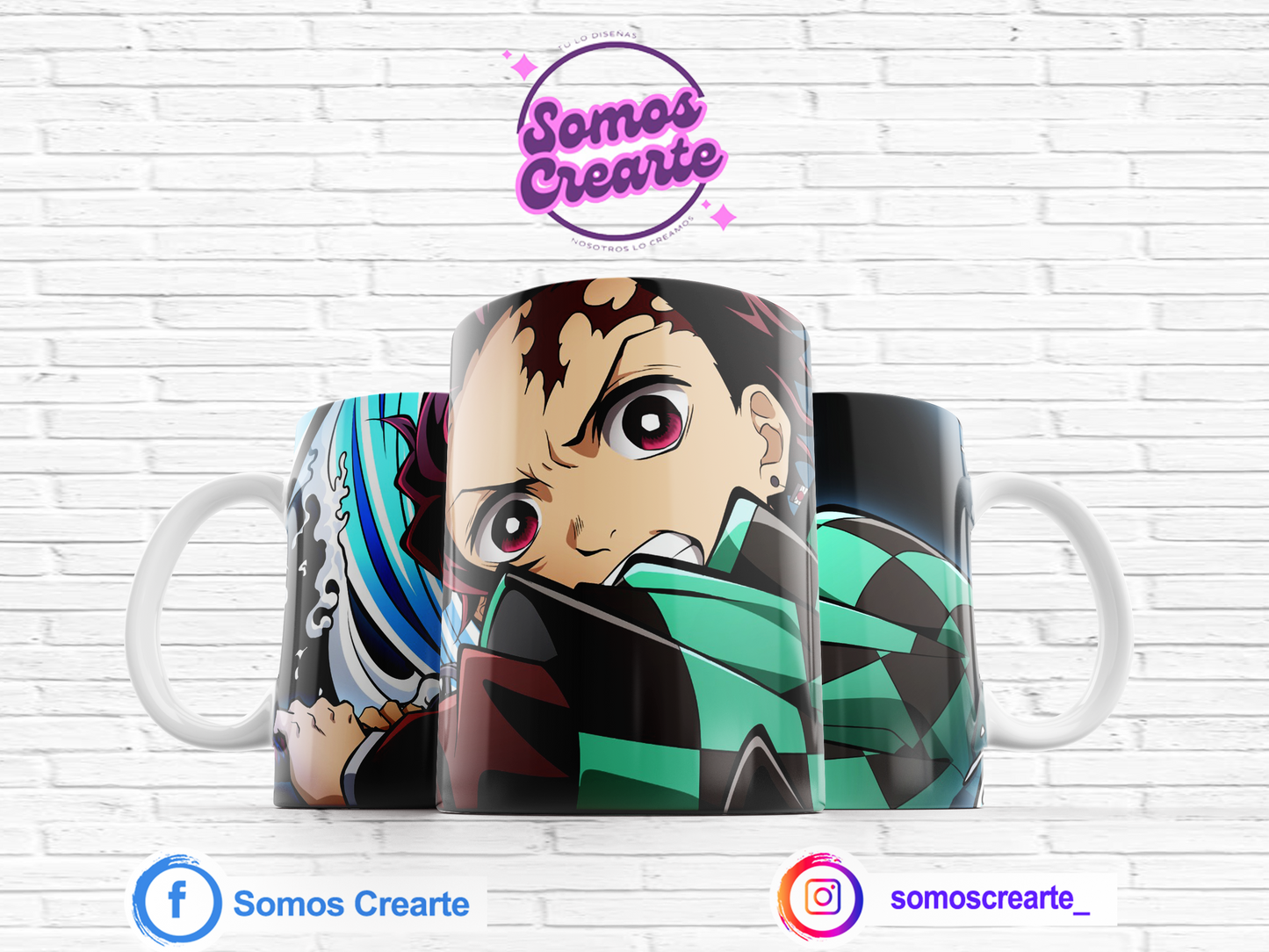 Taza Demon Slayer con caja temática , Código 198
