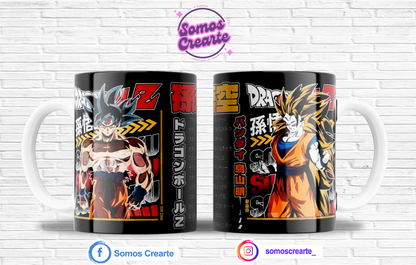 Taza Dragon Ball + Caja Temática · Diseño 034