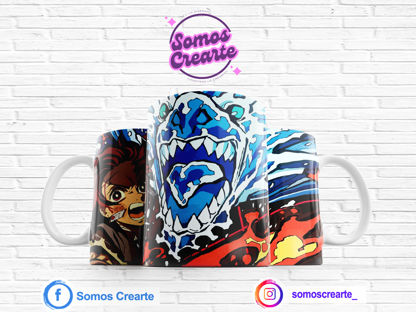 Taza Demon Slayer con caja temática , Código 199