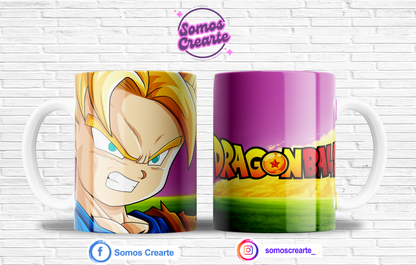 Taza Dragon Ball + Caja Temática · Diseño 037