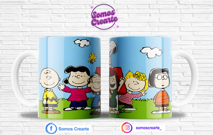 Taza Snoopy + Caja Temática · Diseño 096