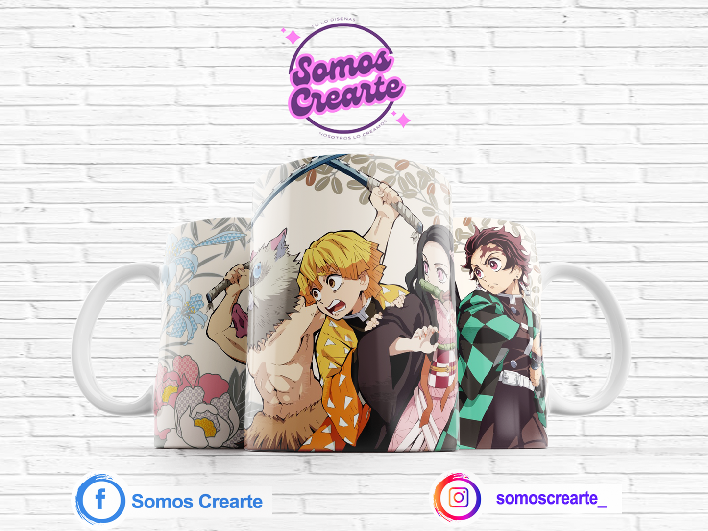 Taza Demon Slayer con caja temática , Código 202