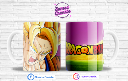 Taza Dragon Ball + Caja Temática · Diseño 038