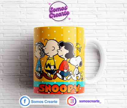 Taza Snoopy + Caja Temática · Diseño 070