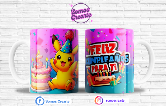 Taza Cumpleaños + Caja Temática · Diseño 403