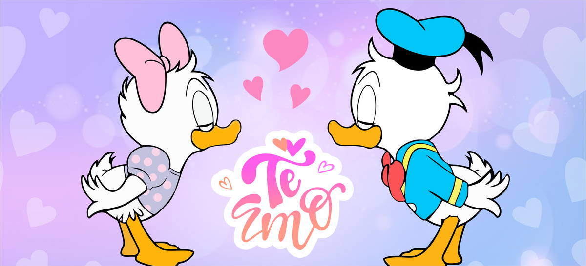 Taza Disney Amor + Caja Temática · Diseño 509