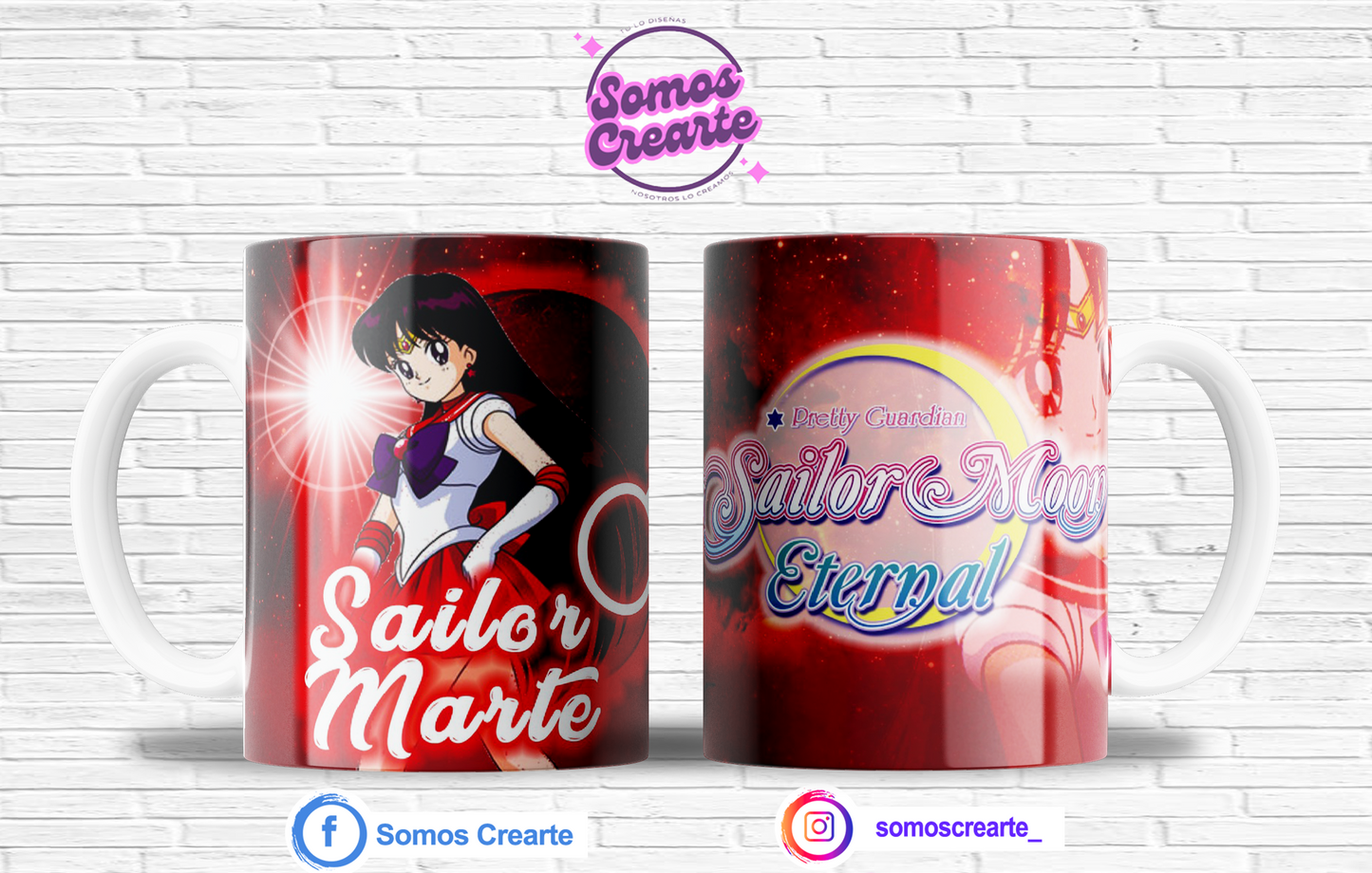 Taza Sailor Marte con caja temática , Código 205