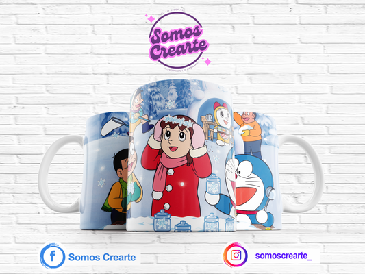 Taza Doraemon + Caja Temática · Diseño 431