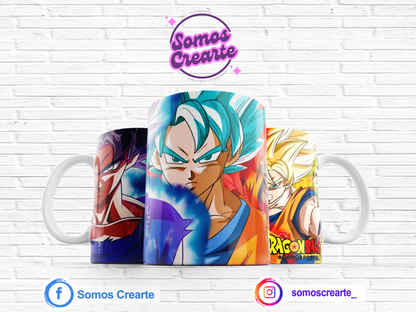 Taza Dragon Ball + Caja Temática · Diseño 004