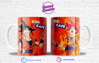 Taza Dragon Ball + Caja Temática · Diseño 041