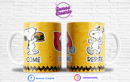 Taza Snoopy + Caja Temática · Diseño 104