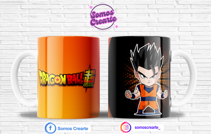 Taza Dragon Ball + Caja Temática · Diseño 048