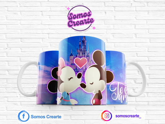 Taza Disney Amor + Caja Temática · Diseño 510