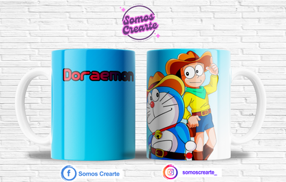 Taza Doraemon + Caja Temática · Diseño 432