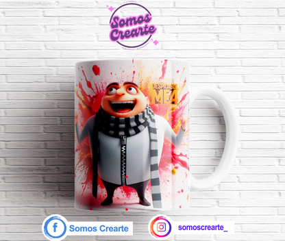 Taza Mi Villano Favorito + Caja Temática · Diseño 492