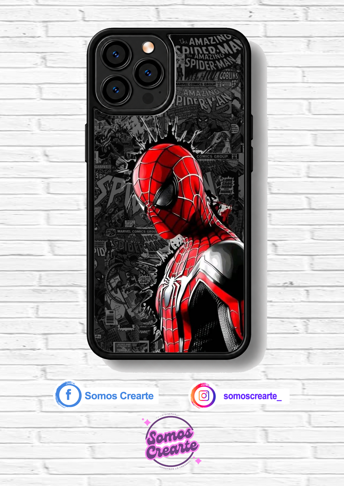 Carcasa Superhéroes · Diseño 750