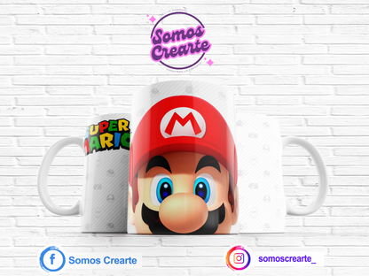 Taza Super Mario Bros + Caja Temática · Diseño 162
