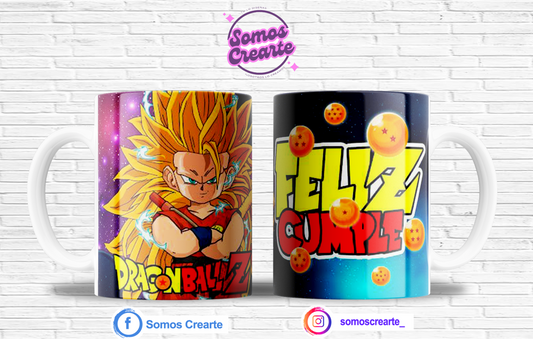 Taza Cumpleaños + Caja Temática · Diseño 404