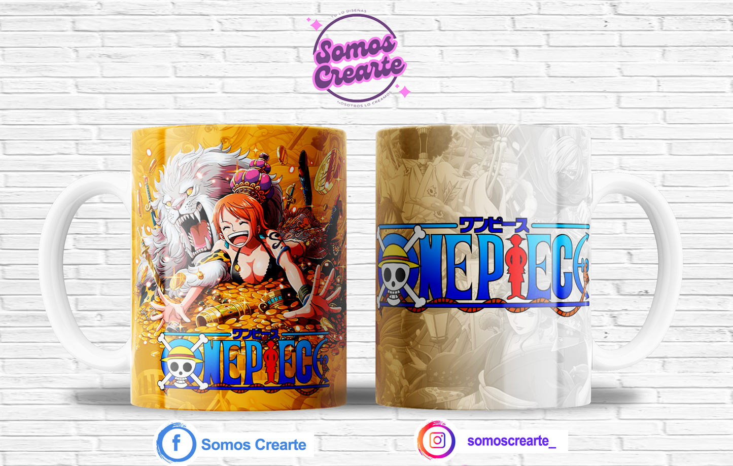 Taza One Piece con caja temática , Código 225
